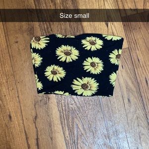 Sunflower Crop Top
